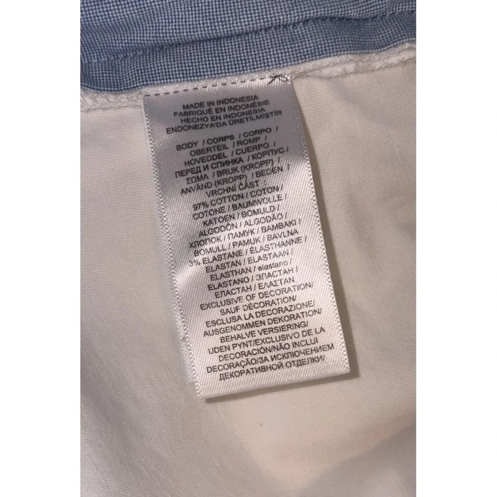 Polo Ralph Lauren Stretch Classic Fit White Khaki Chino Shorts 38 Navy Pony 9